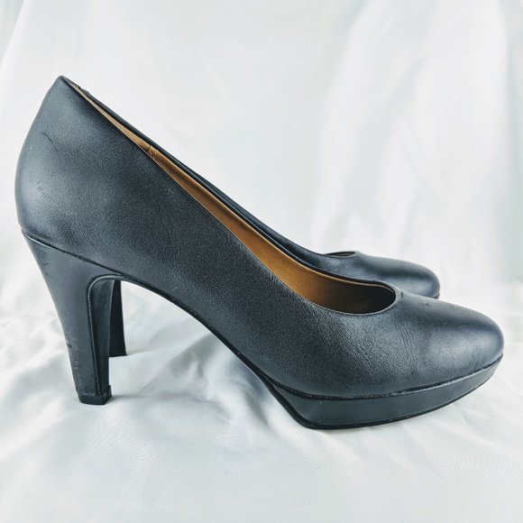 clarks adriel viola black leather